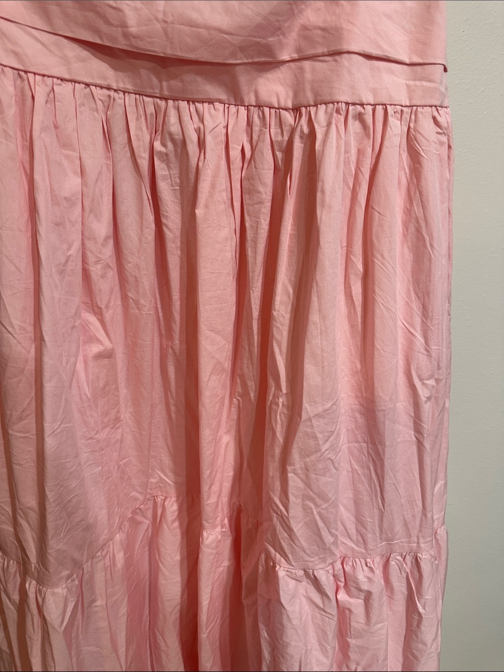 Strapless Pink Maxi Dress - Picture 2 of 4